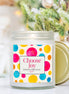 Choose Joy Candle – Uplifting Gift for Women Encouragement & Positivity Candle