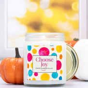 Choose Joy Candle – Uplifting Gift for Women Encouragement & Positivity Candle