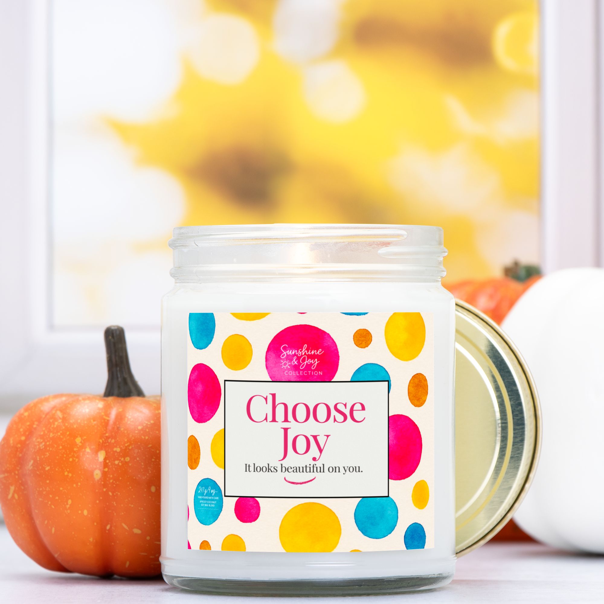 Choose Joy Candle – Uplifting Gift for Women Encouragement & Positivity Candle