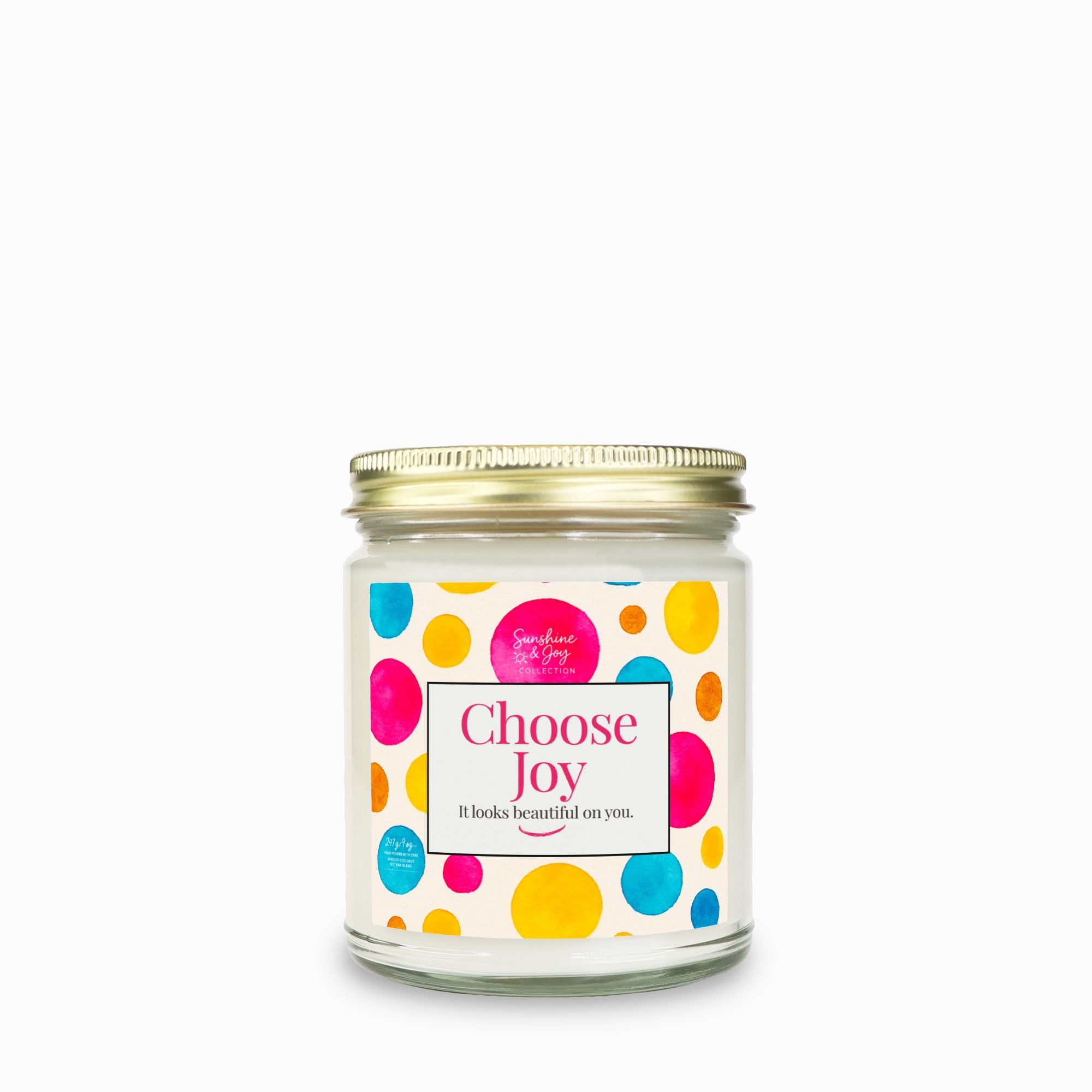 Choose Joy Candle – Uplifting Gift for Women Encouragement & Positivity Candle