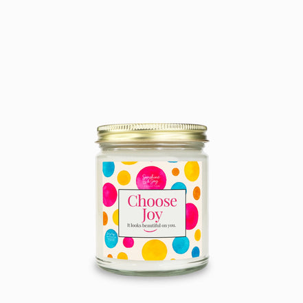 Choose Joy Candle – Uplifting Gift for Women Encouragement & Positivity Candle