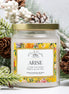 Arise Candle | Clear Apothecary Jar | Intention Candle for New Beginnings & Renewal | Ready to Ship 9oz